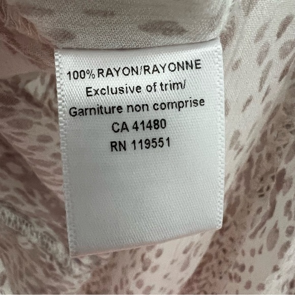 Gentle Fawn Babydoll Tank Top Women's Small Animal Print Y2K Neck‎ Tie Keyhole - Picture 6 of 7